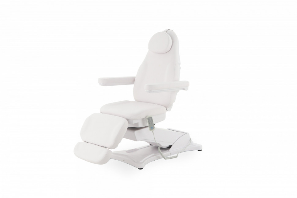 Косметологическое кресло электрическое 4 мотора Med-Mos ММКК-4 КО-184DP кремовый ПУ