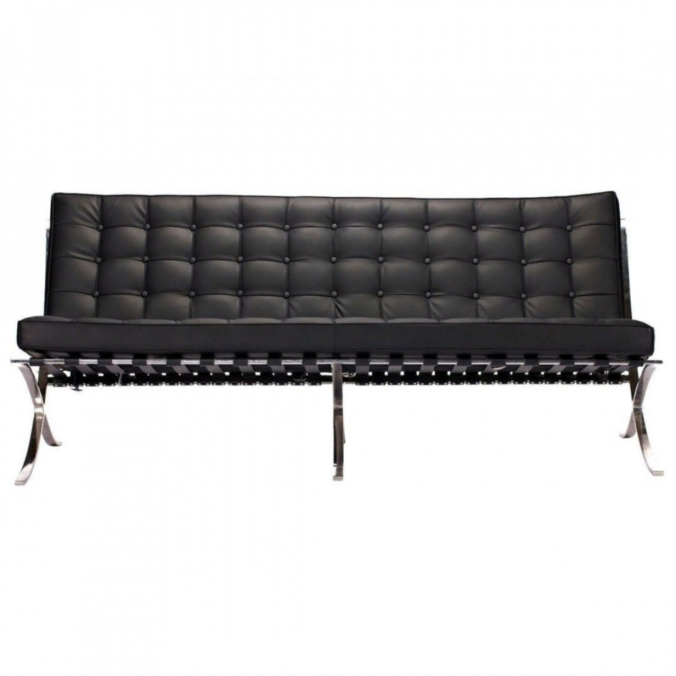 Диван Everprof Barcelona-3 Экокожа Черный