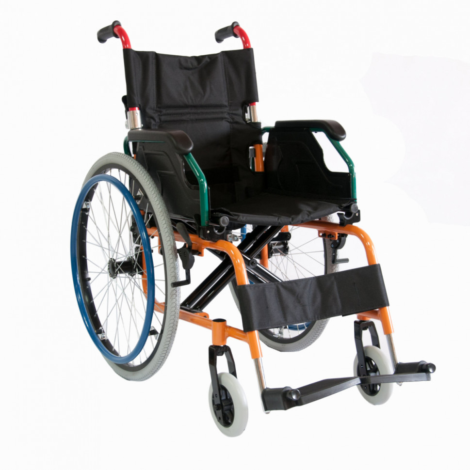 Кресло-коляска механическая алюминиевая FS 980 LA (46 см)